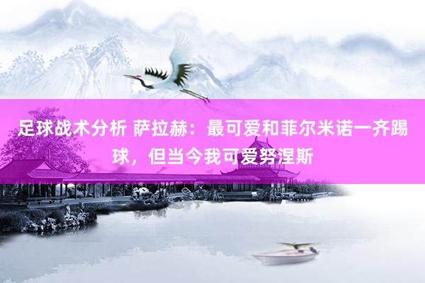 足球战术分析 萨拉赫：最可爱和菲尔米诺一齐踢球，但当今我可爱努涅斯