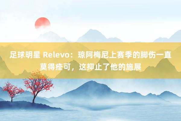 足球明星 Relevo：琼阿梅尼上赛季的脚伤一直莫得痊可，这抑止了他的施展